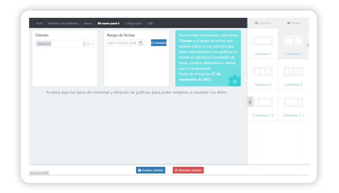 Creación de tableros personalizados