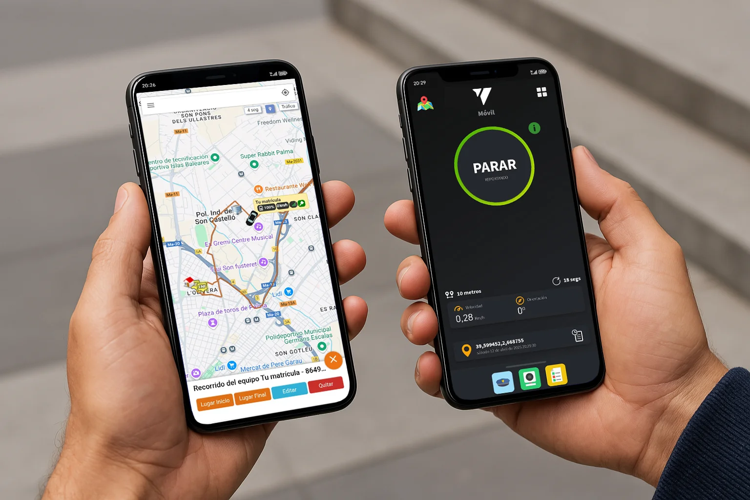 App móvil ZonnaGPS para Taxi y VTC