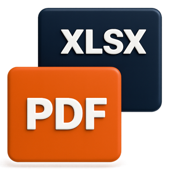 Exportación de reportes