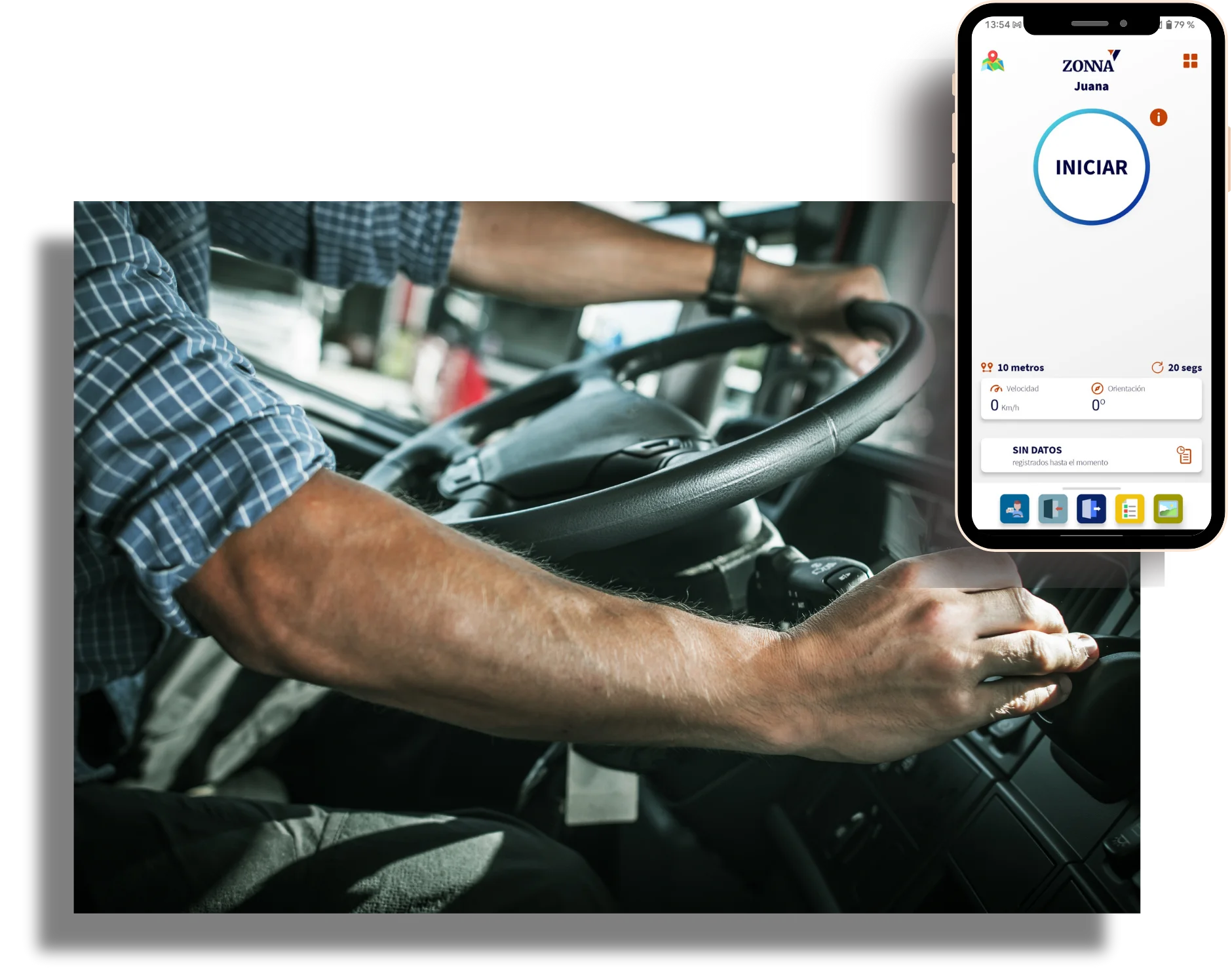 AppTracker para conductores